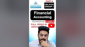 📘Financial Accounting in English | CMA Inter Group 1 | Class 3  #cma #financialaccounting #english