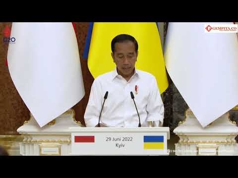 Jokowi Ngobrol bareng Presiden Ukraina, Bahas Perdamaian