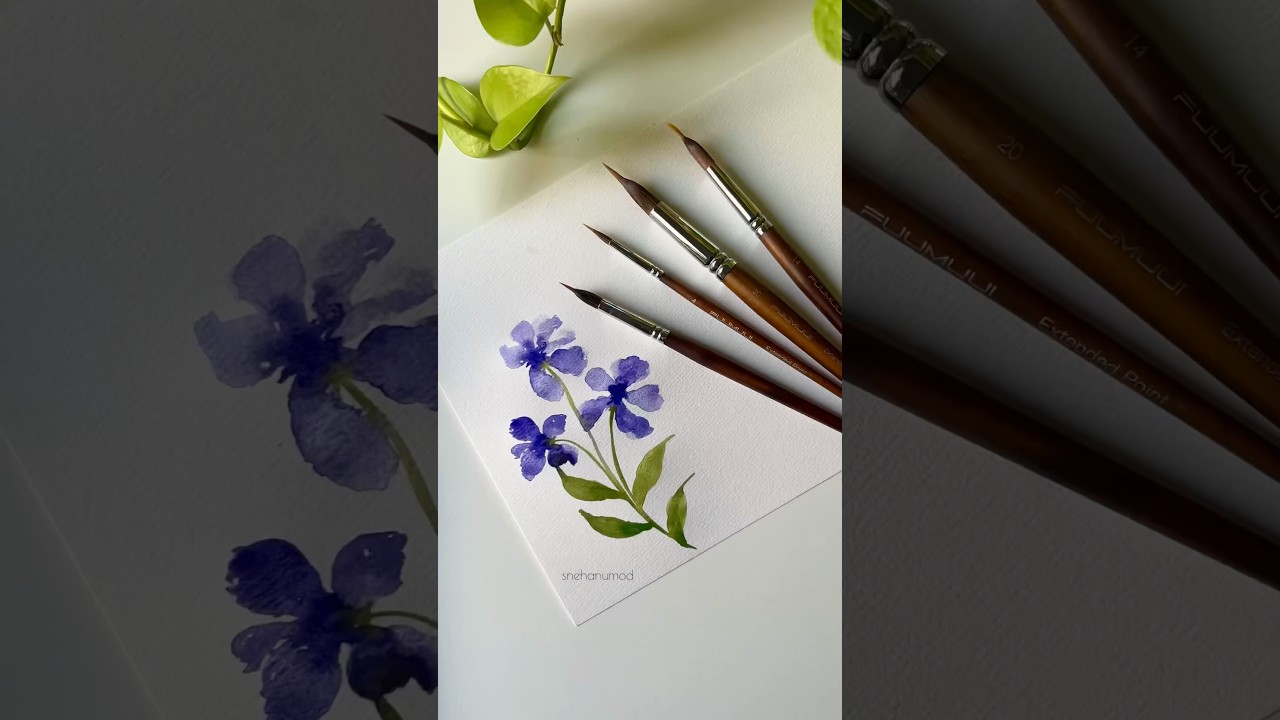 Fuumuui Professional Sable Extended Points Brushes. | snehanumod