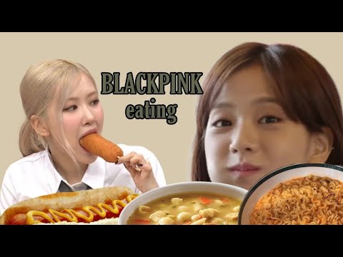 BLACKPINK eating food for two minutes pt. 6 🍗🥖🍛
