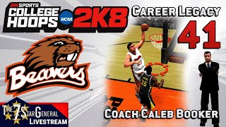Caleb Booker Career Legacy | College Basketball 2K8 | Livestream 41