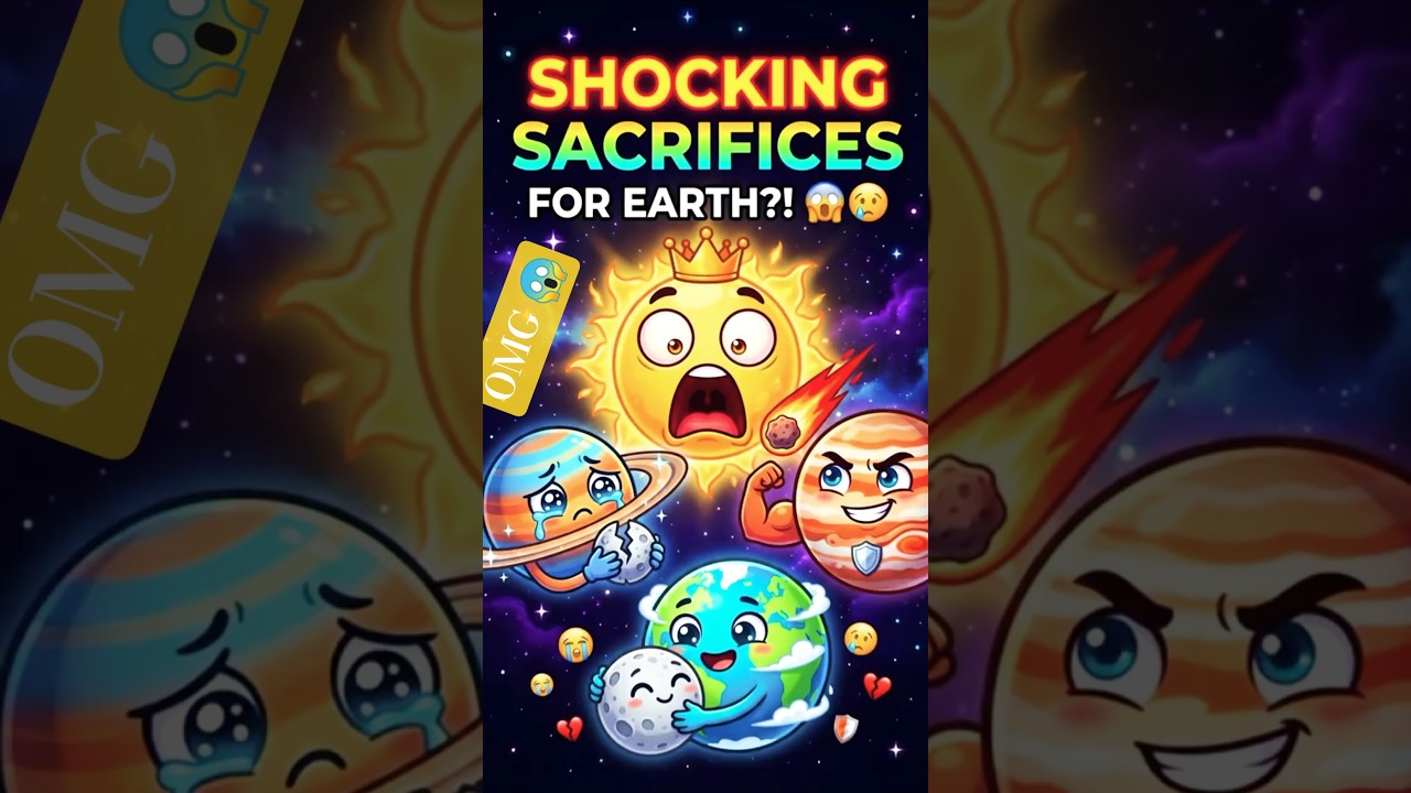 Planets Reveal SHOCKING Sacrifices for Earth! 😱🌍 (Moon, Rings & Jupiter's Hero Move)