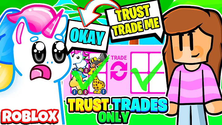 Only Doing "TRUST TRADES" in Adopt Me for 24 Hours! Roblox Adopt Me Scamming