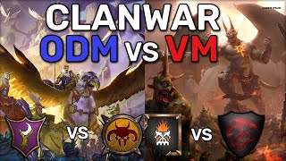 Разбор боев с кланвара VM vs ODM | Total War Warhammer 3 | 1 vs 1 сетевые | Clanwar