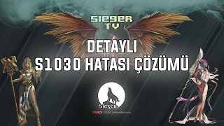 VSRO | S1030 Hatası Çözümü (Detaylı Videolu Anlatım)