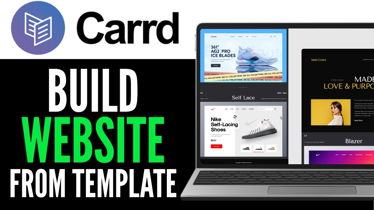 How to Build a Website with Carrd Templates 2025 (Beginner Guide)