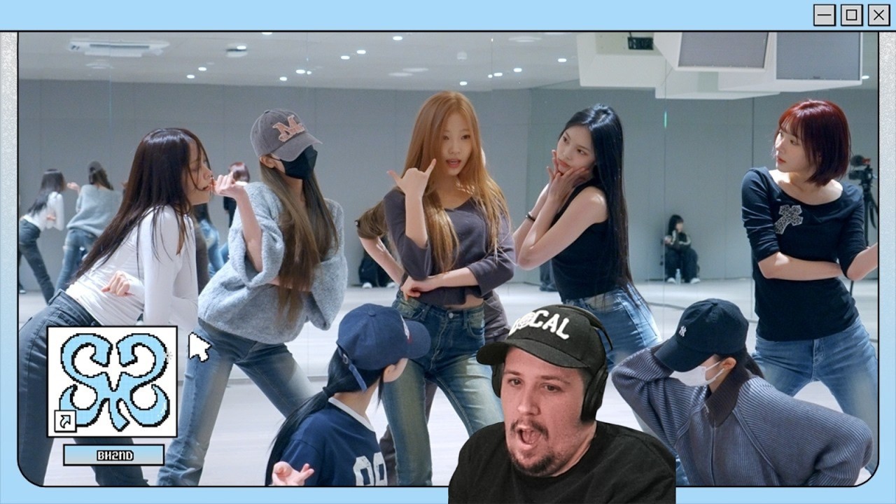 Hearts2Hearts | Rude! | Dance Practice Behind Reaction - YouTube
