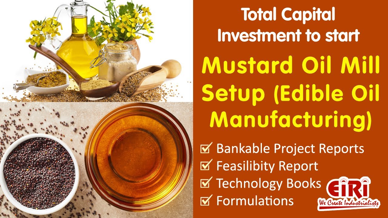 Mustard Cooking/Edible Oil Production Project Report Profile YouTube