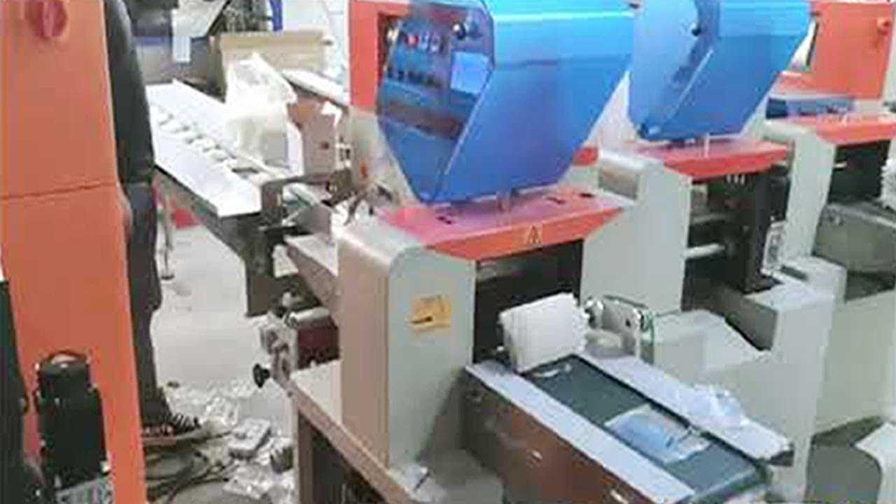 Nitrile gloves flow wrapping packing machine film wrapper equipment ...
