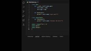 Learn Python: Inheriting Methods in a Puppy Class! 🐶📚 | Python Inheritance | Python | Learning