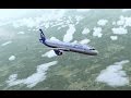 FSX Approach and landing in Minsk National Airport (UMMS), Airbus A321 Aeroflot - Russian Airlines