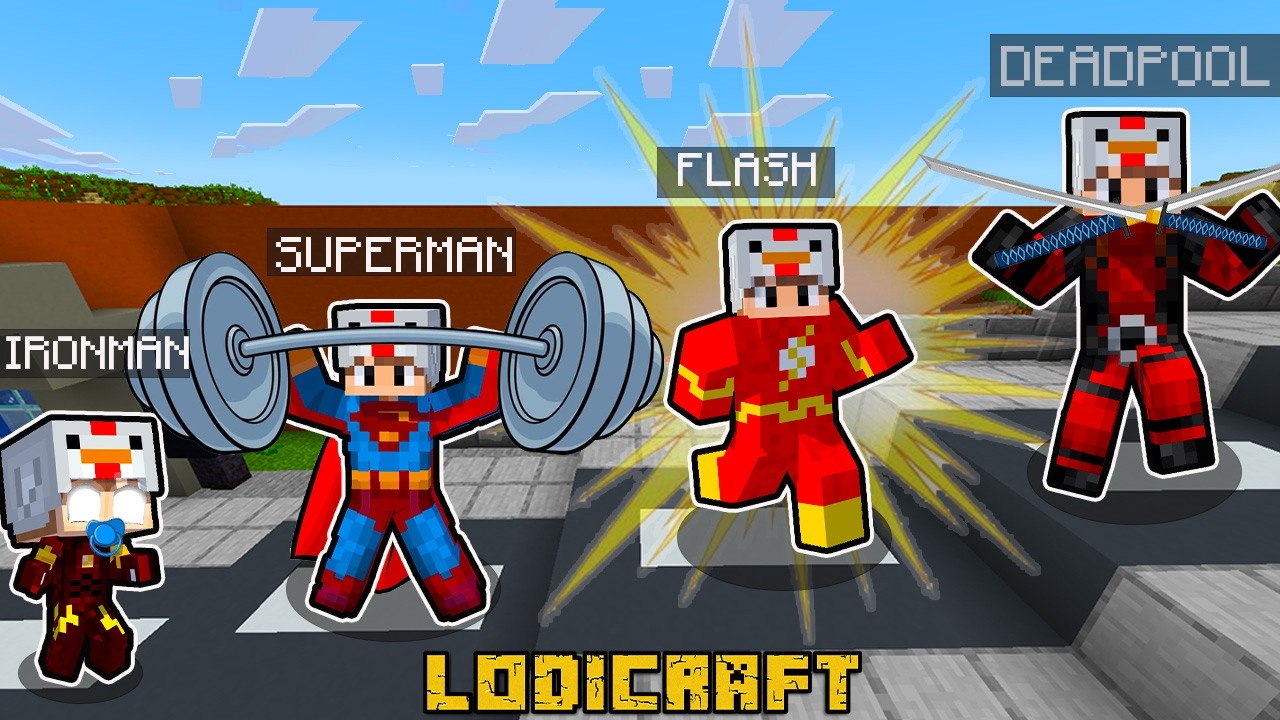 BIRTH to SUPERHERO In Minecraft!