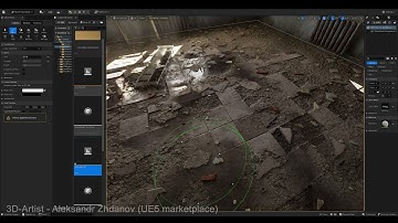 Vertex Painting UE5 - Abandoned  Building UE5