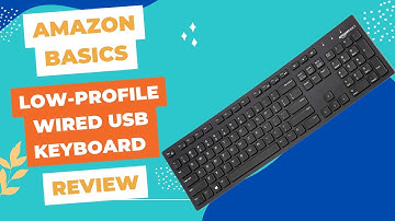 Amazon Basics Low-Profile USB Keyboard: Typing Simplified!