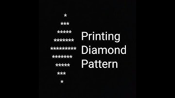 How to Print Diamond Pattern in C++ by using For Loop
