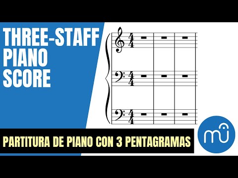 [Writing in MuseScore 3] Setting a Three-staff piano score