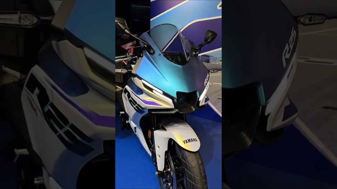 NEW YAMAHA YZF R25 DIAMOND DUST BLUE GREEN 2026