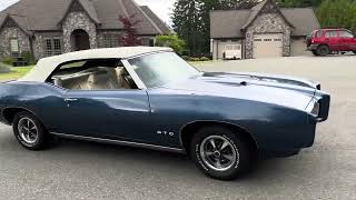 FOR SALE: 1969 Pontiac GTO Convertible, 4 speed, Drive By