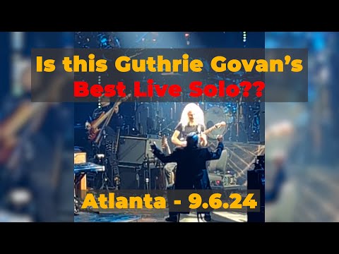 Is this Guthrie Govan's BEST live solo?! (Hans Zimmer 2024 US Tour Opening Night)