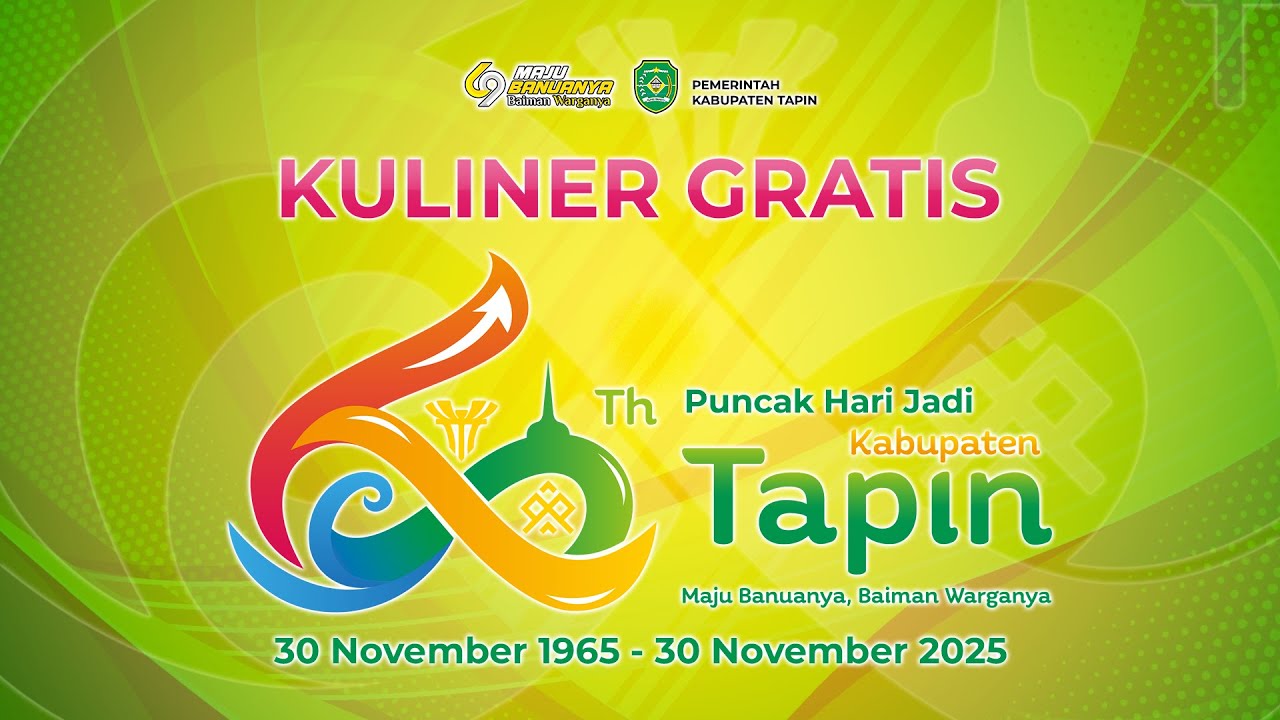 KULINER GRATIS HARI JADI KABUPATEN TAPIN 2025