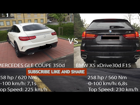 2016 Bmw X5 Xdrive30d F15 Vs 2016 Mercedes Gle Coupe 350d 0