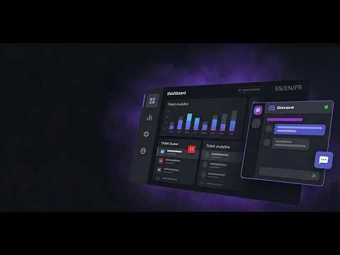 Discord ticket bot + web dashboard — full showcase - YouTube