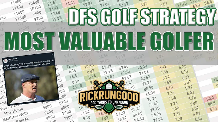 Most Valuable Golfer | Daily Fantasy Sports GOLF S...