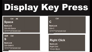 How to record key press on pc or laptop record keystroke presses | display keystrokes
