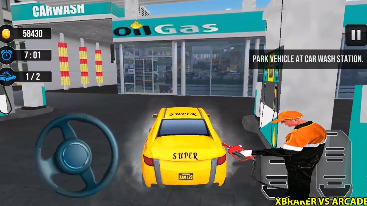 Smart Car Wash Workshop Service Garage 2021 - New Super Speed Taxo Car Unlocked - Android Gameplay