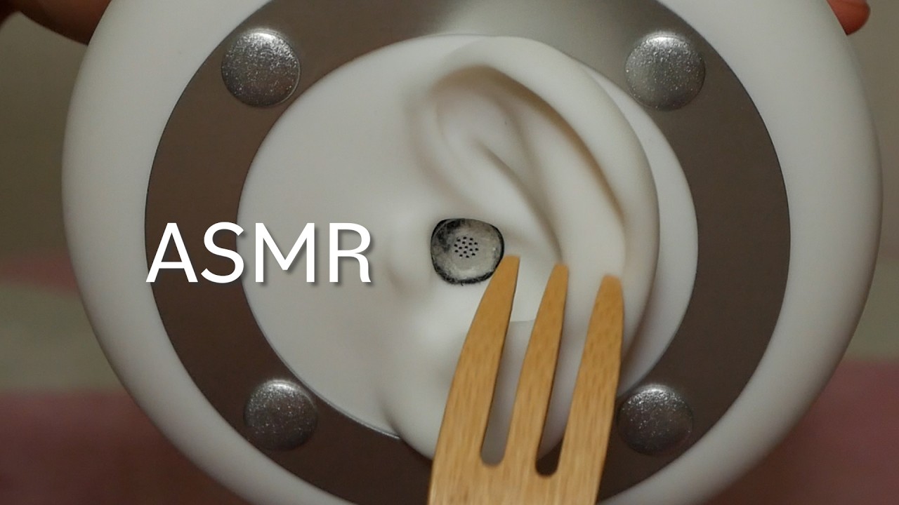 [ASMR] 나무 포크로 야무지게 구석구석 긁기😴 (노토킹)