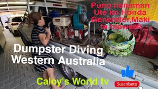 Dumpster Diving Australia  solid Honda Engine Generator Plus Makita