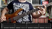 Motley Crue Take Me To The Top Bass Cover W Tabs Drop D Youtube