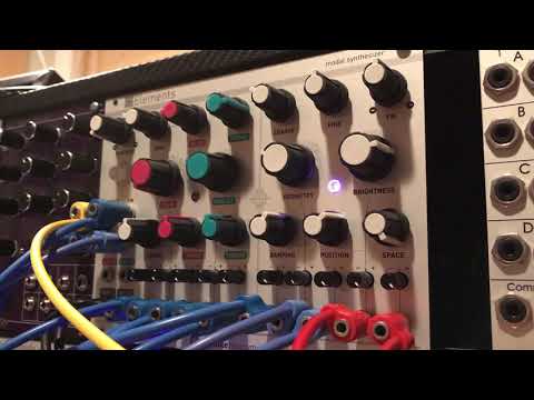 Mutable Instruments Elements comb filter mode