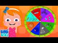 Spin Wheel And Learn Colors, Educational Videos for Toddlers by Umi Uzi