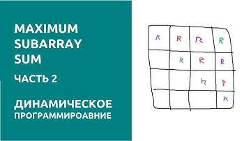 Maximum Subarray Sum. Часть 2. Динамическое программирование