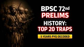 BPSC 72nd Prelims: Modern History Top 20 Traps | Class 3 | CORE Masterclass