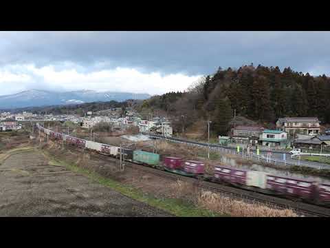 東北本線 EH500形3081レ 二本松～安達 2018年12月26日