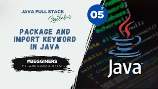 ✅  Java Full Stack Demo #5 | Package & Import Keyword in Java Explained with Demo | Exponent IT