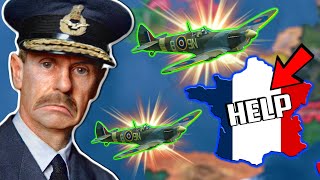 Can You Save France in 1940 With Just An Air Force?! Hearts of Iron 4