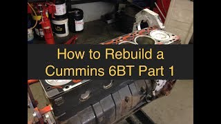 Part 1  How to Rebuild a Cummins 12 Valve 5.9L Diesel Engine