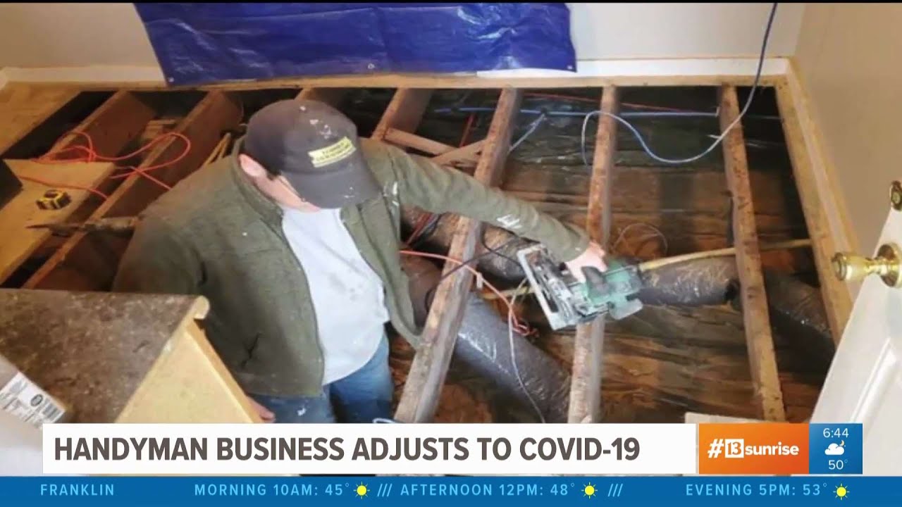 Handyman explains what it's like working during pandemic