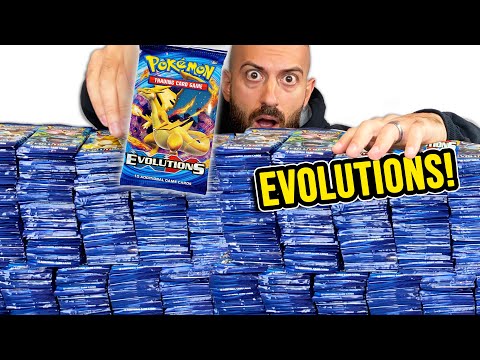 Opening Pokemon Cards, But It's a Mountain of Evolutions!