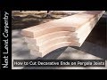 How to Cut Decorative Ends on Pergola Joists