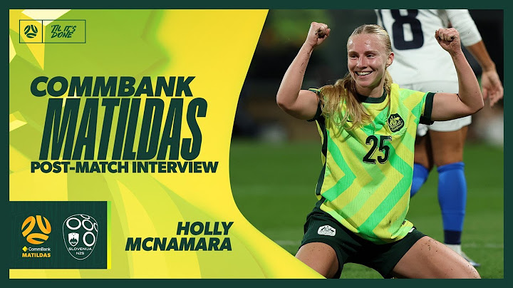 Holly McNamara: My debut goal was a moment of relief | Interview | Australia v Slovenia Game 1