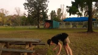 First backflip off a table!!!