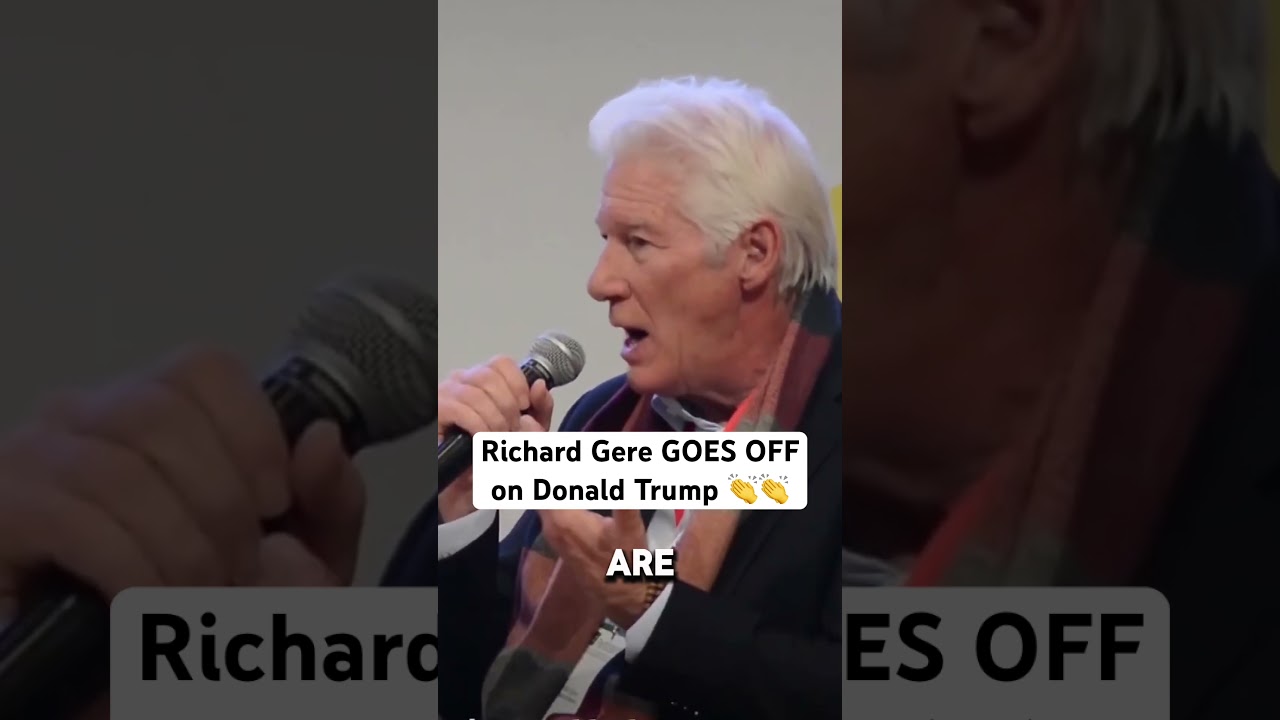 Richard Gere DESTROYS Trump #richardgere #trump #democrats