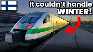 I tried First Class on Finland’s TILTING high-speed train...