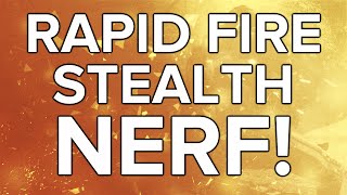 Advanced Warfare In Depth: Rapid Fire Stealth Nerf