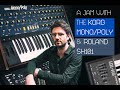 Jamming on korg monopoly and roland sh101  conforce