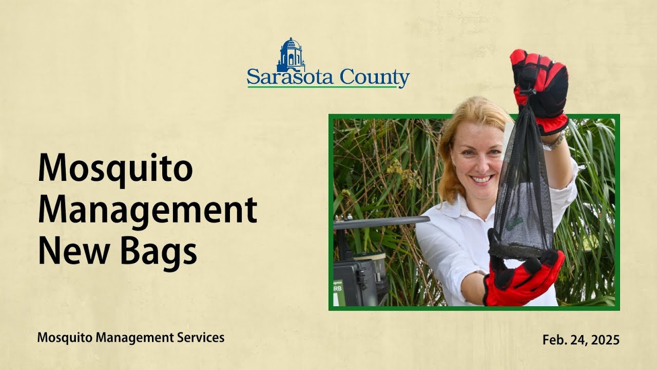 Sarasota County Mosquito Management New Bags 2025